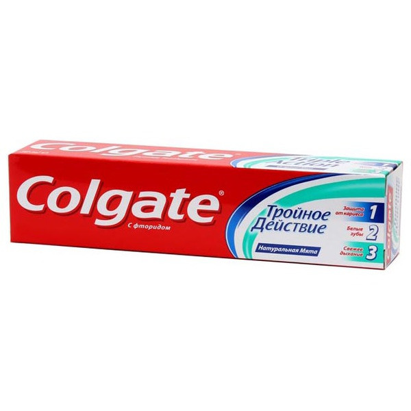 Зубная паста Колгейт - Colgate Тройное действие 50мл - фото 1 - id-p40584601