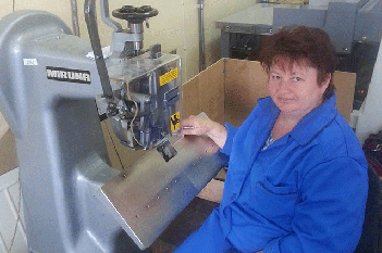 Проволокошвейная машина MIRUNA в «Слонимская типография» 