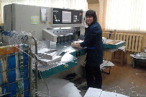 Бумагорезательная машина DAEHO i-1160 в Гродненской типографии 1