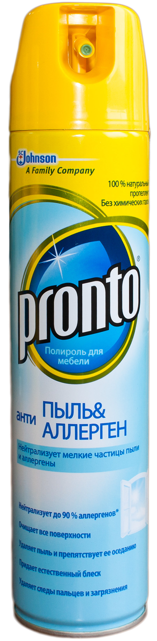 Полироль для мебели Пронто - Pronto Антипыль аэрозоль 250мл