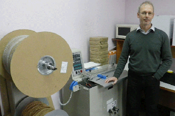 Полуавтомат для навивки пружины WireStar-520 на типографии в  г. Брест 1