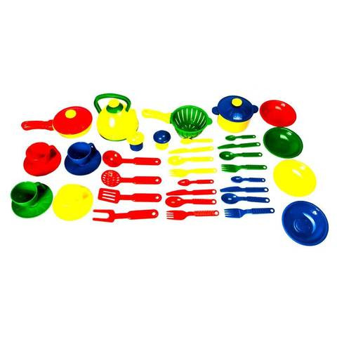 Набор детской игрушечной посуды «Поварёнок» KSC 22-114 [38 предметов] - фото 1 - id-p40609826