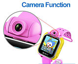 Умные часы детские с трекером GPS, камерой и сенсорным экраном Smart Baby Watch V83 (Розовый), фото 7