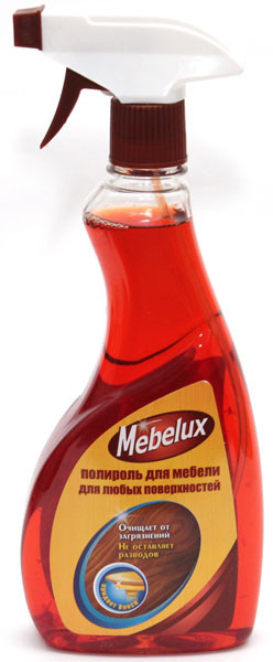 Полироль для мебели Мебелюкс - Mebelux 5в1 для любых поверхностей 500мл спрей