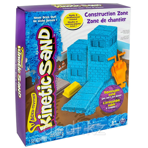Песок для лепки Kinetic Sand. Игровой набор c формочками, 285 грамм