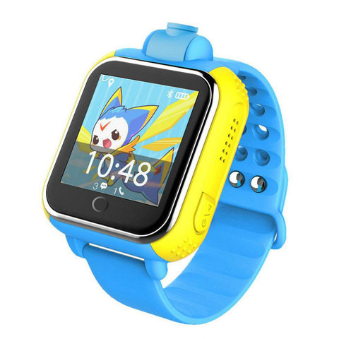 Умные часы детские с трекером GPS, камерой и сенсорным экраном Smart Baby Watch V83 (Голубой) - фото 4 - id-p40712253