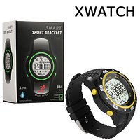 Смарт-часы для спорта водонепроницаемые XWatch (Черный)