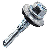 4,8*80 ОМАХ Саморезы кровельные,сверло,цинк с шайбой