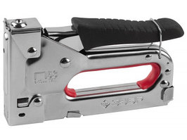 Пистолет скобозабивной металлический пружинный Зубр "Мастер" 31563 (тип 53, 4-10мм)