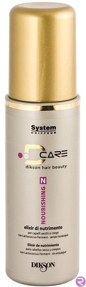 Питательный Эликсир для Сухих и Вьющихся Волос – Nourishing Elixir D Care Dikson 125 мл.