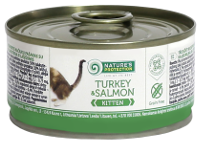 Влажный корм для котят Nature's Protection Kitten Turkey & Salmon с индюком и лососью