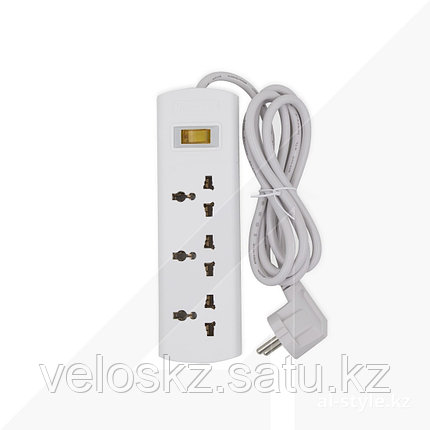 Сетевой фильтр HuntKey SZM304, 3 универсальные розетки, 1,5 м, фото 2