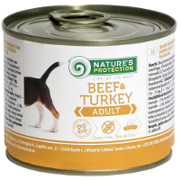 Влажный корм для собак Nature's Protection Adult Beef & Turkey говядина с индюком