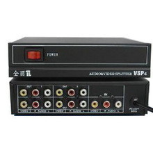 Аудио-видео разветвитель(cплиттер) 1х4 канала VSP4