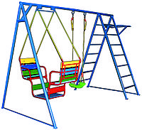 Детская игровая площадка, качеля лодочка, подвесная качеля, лестница гимнастическая