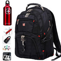 Backpack,Textile,Black,Audio out,15.6",SWISS GEAR Multifunction (рюкзак ,матерчатый)  M:1565