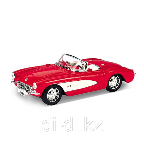Игрушка модель винтажной машины 1:24 Chevrolet Corvette 1957