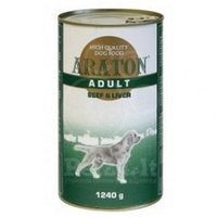 Влажный корм для собак всех пород Araton CANNED BEEF & LIVER с говядиной и ливером