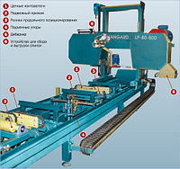 Пилорама ленточная «Авангард-ЛП-80-800»