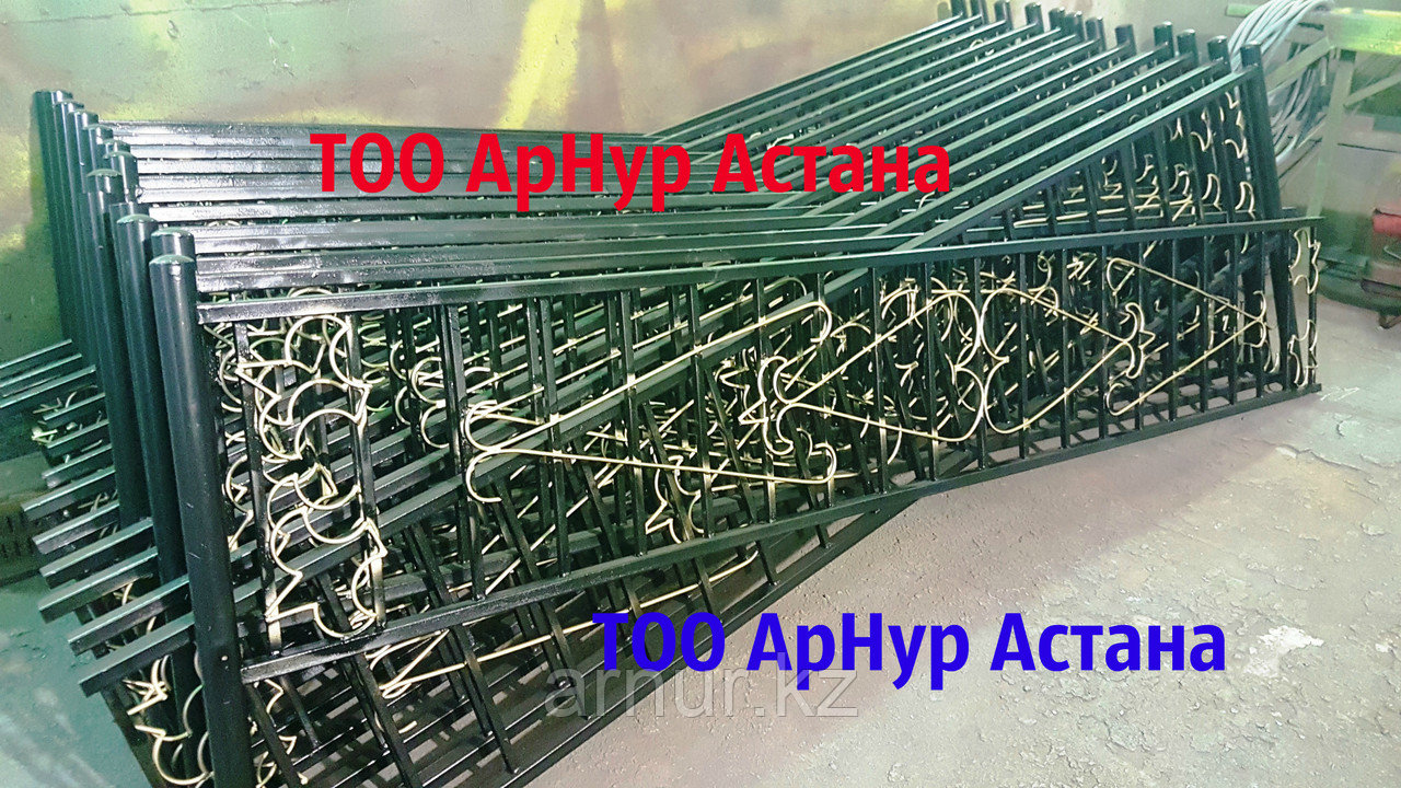 Дворовые ограждения 01черные