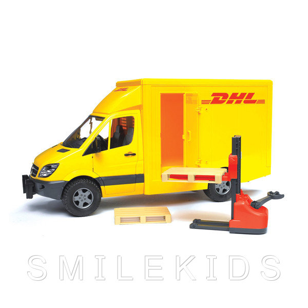 Игрушечный фургон MB Sprinter DHL с погрузчиком