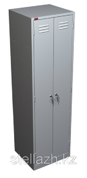 Металлический шкаф для хранения одежды - фото 1 - id-p2555850