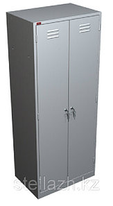Шкаф для одежды металлический двухсекционный