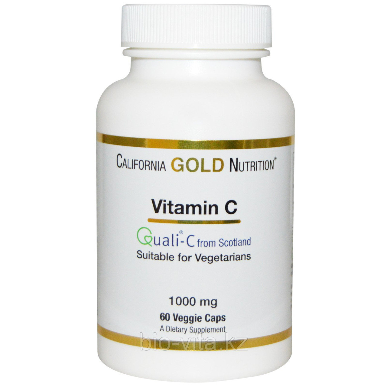 California Gold Nutrition, Витамин C, Quali-C Европейского производства, 1000 мг, 60 капсул.