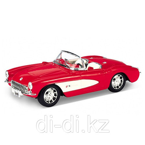 Игрушка модель винтажной машины 1:34-39 Chevrolet Corvette 1957