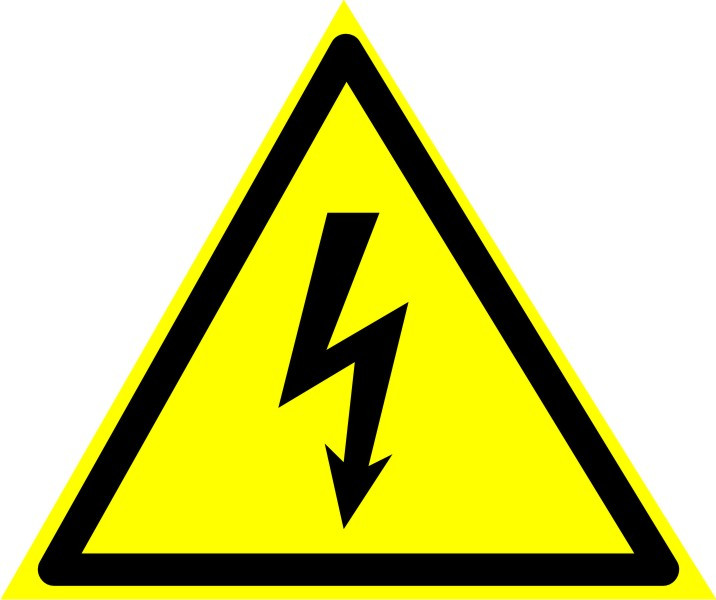 Знак"Опасность поражения электрическим током"