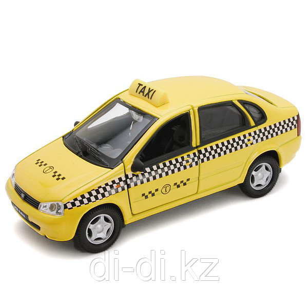 Игрушка модель машины 1:34-39 LADA Kalina ТАКСИ
