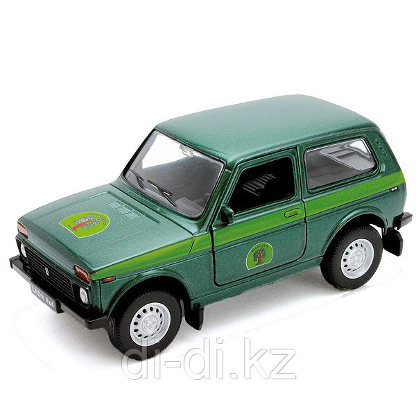 Игрушка модель машины 1:34-39 LADA 4x4 ЛЕСООХРАНА