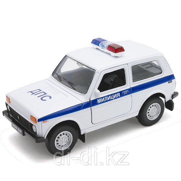 Игрушка модель машины 1:34-39 LADA 4x4 МИЛИЦИЯ ДПС