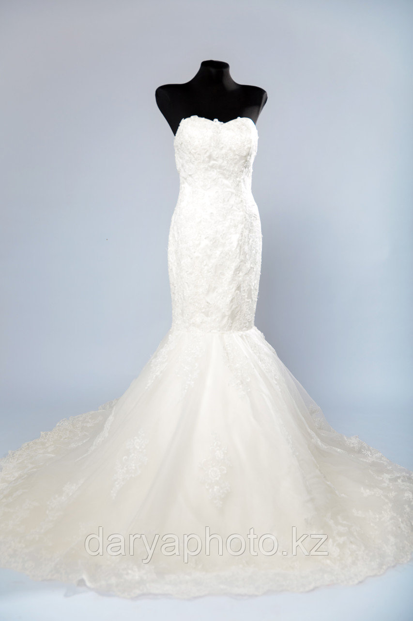 Свадебное платье Русалка, со шлейфом - фото 2 - id-p41680000
