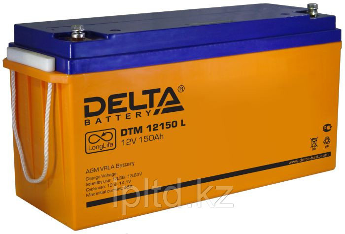 Delta аккумуляторная батарея DTM 12150 L
