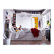 Кровать каркас с изголовьем БРИМНЭС 160х200 Лурой ИКЕА, IKEA, фото 3