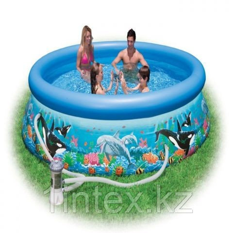 Надувной бассейн Intex Easy Set Pool. 305 х 76 см. с фильтром 