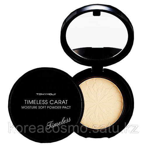 Увлажняющая мягкая компактная пудра Tony Moly Timeless Carat Moisture Soft Powder Pact SPF27 PA++ 9.5гр