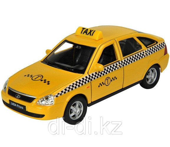 Игрушка модель машины 1:34-39 LADA PRIORA ТАКСИ