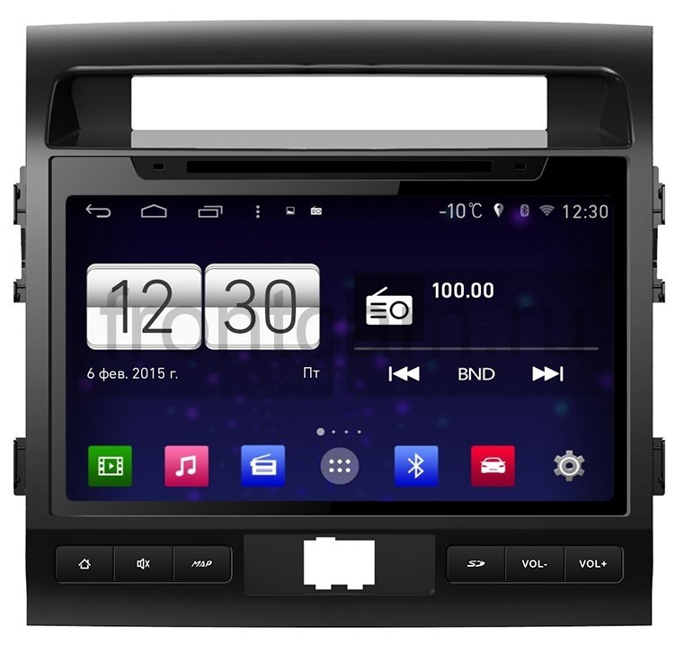 Автомагнитола Android 4.4.4 Winca s160 на Toyota Land Cruiser 09-12