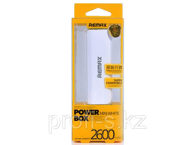 ПЗУ Remax Power Bank mini white 2600 mAh