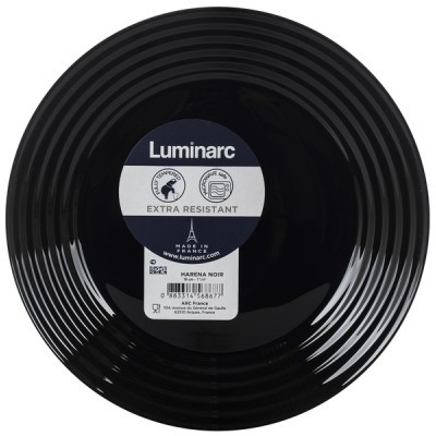 Тарелка десертная Luminarc Harena Black 19 см L7613 - фото 1 - id-p41854248