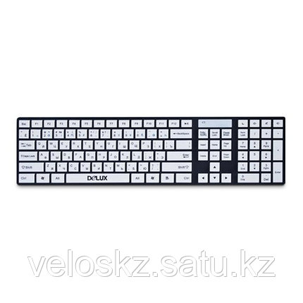 Клавиатура проводная Delux DLK-1000UA USB, фото 2