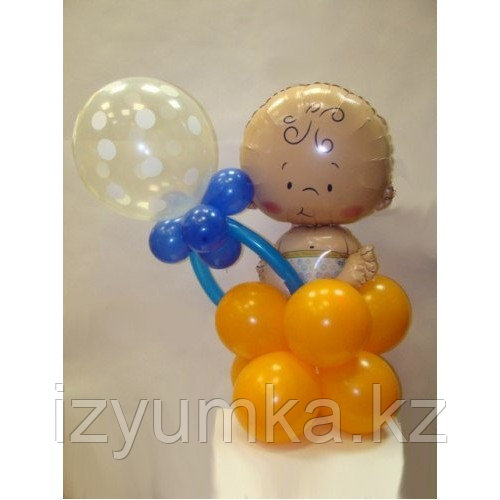 Фольгированный шар Малыш Мальчик 51 см в Павлодаре - фото 5 - id-p41857617