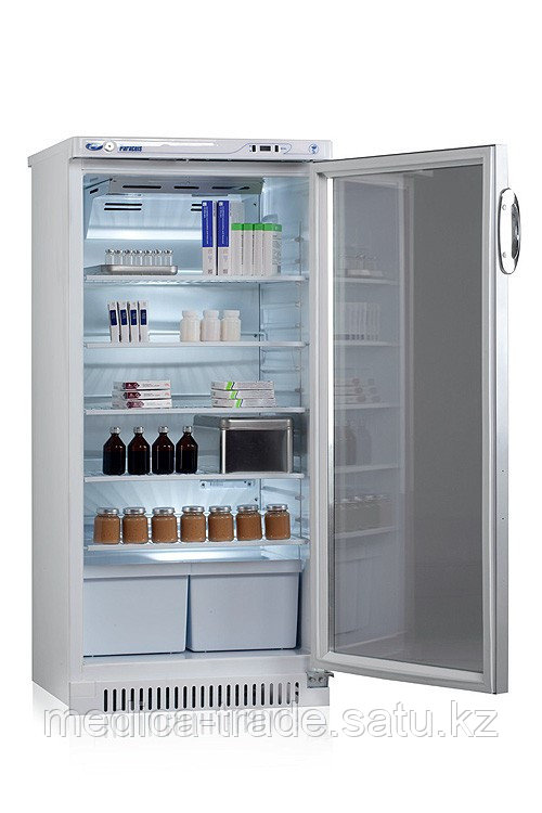 Холодильник фармацевтический ХФ-250-3 "ПОЗИС" со стеклянной дверью (250 л)
