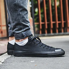 Кеды Cоnverse All Star All Black подошве полностью черные, фото 2