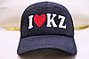 Войлочная бейсболка "I LOVE KZ"