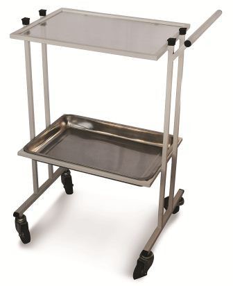 Столик со стеклянной полкой медицинский СМИ 003