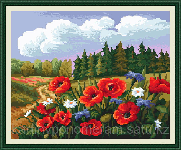 Вышивка крестом 100%, Z 0234, 40x50см