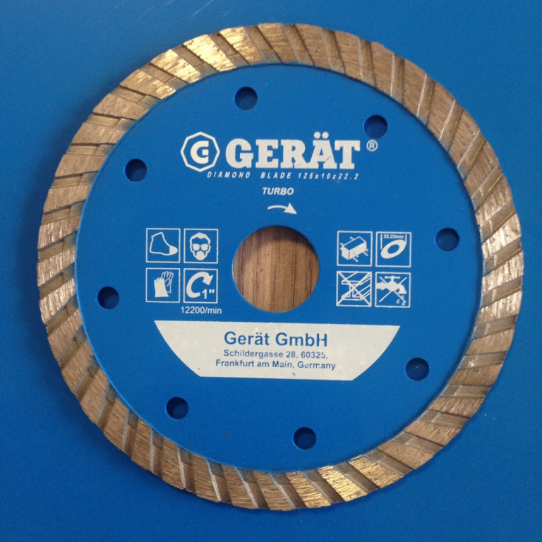 Турбо диски "GERAT"  110 мм Professional 10мм , посадочное 20-16